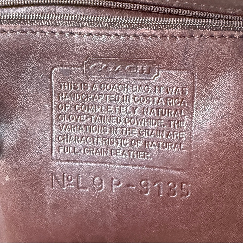 ON HOLD DO NOT BUY Vintage Brown Leather Authentic Coach Hippie Flap Bag - Picture 7 of 10
